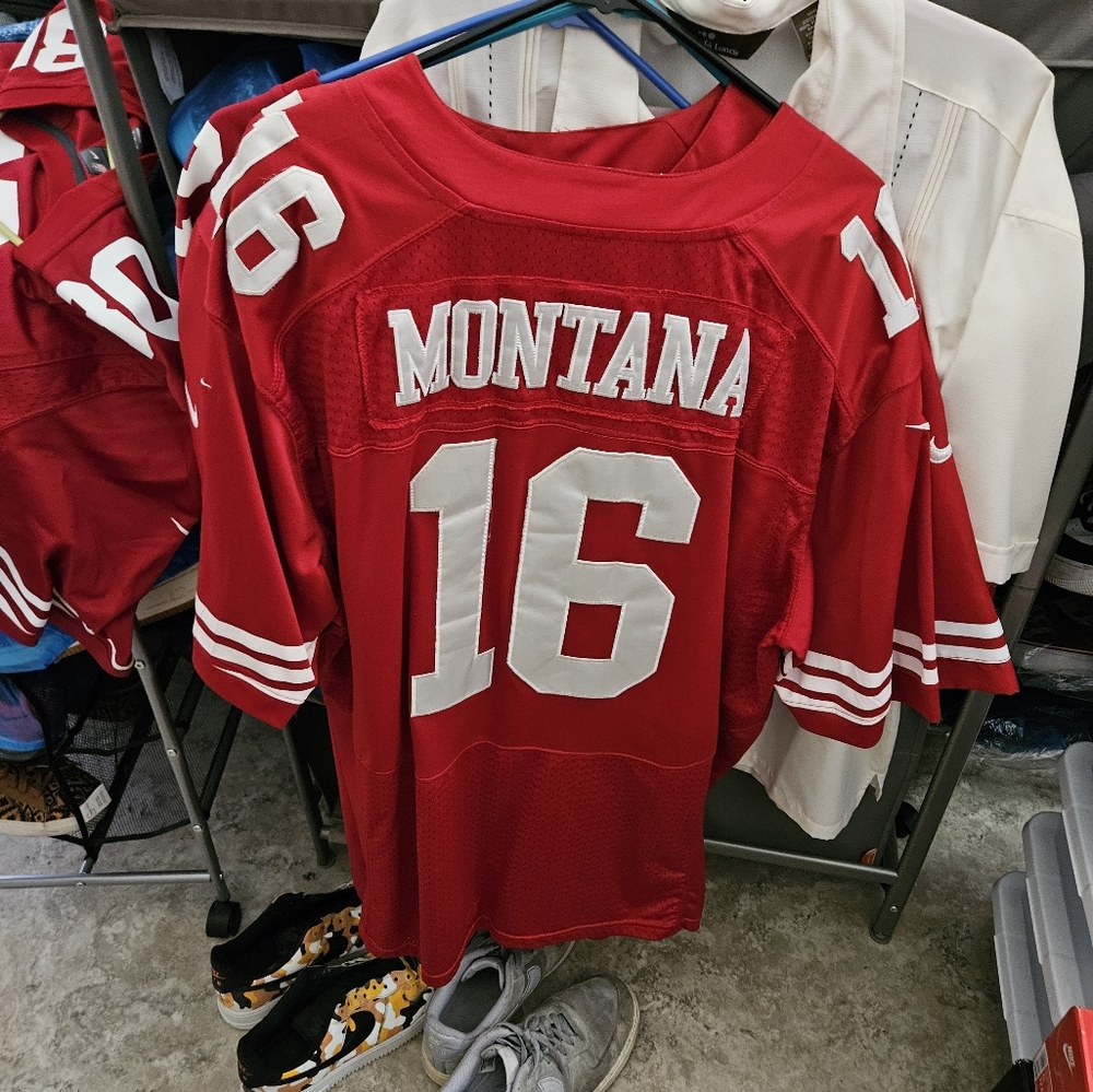 Joe Montana 49ers jersey